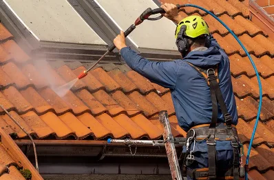 Démoussage et hydrofuge de toiture à Sorquainville